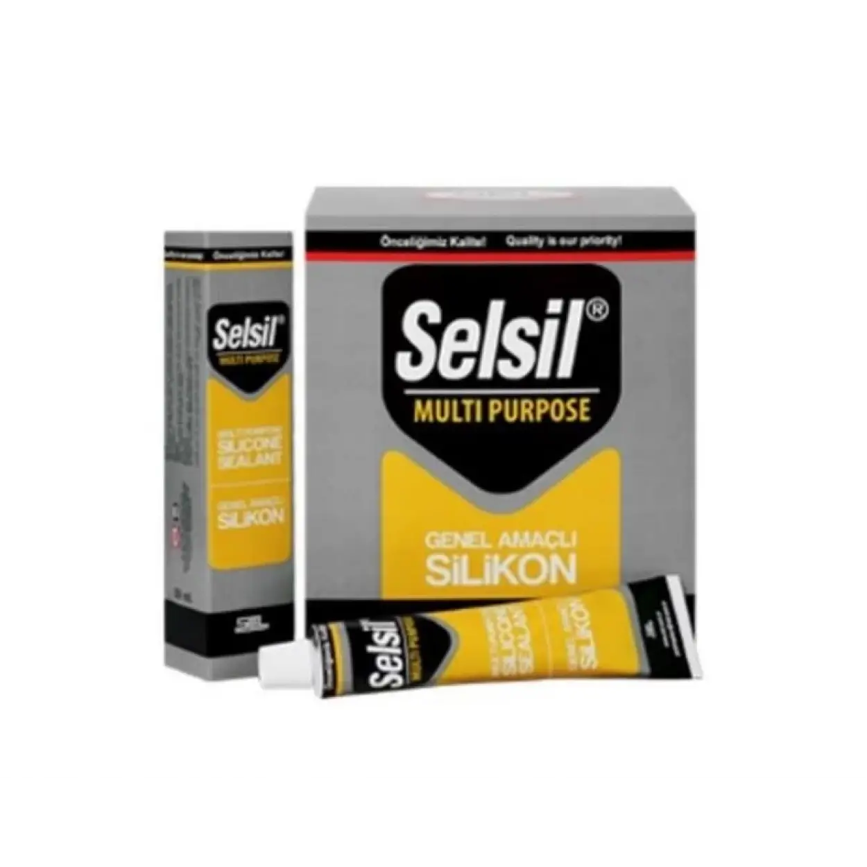 Selsil Genel Amaçlı Tüp Silikon 50 ml Beyaz