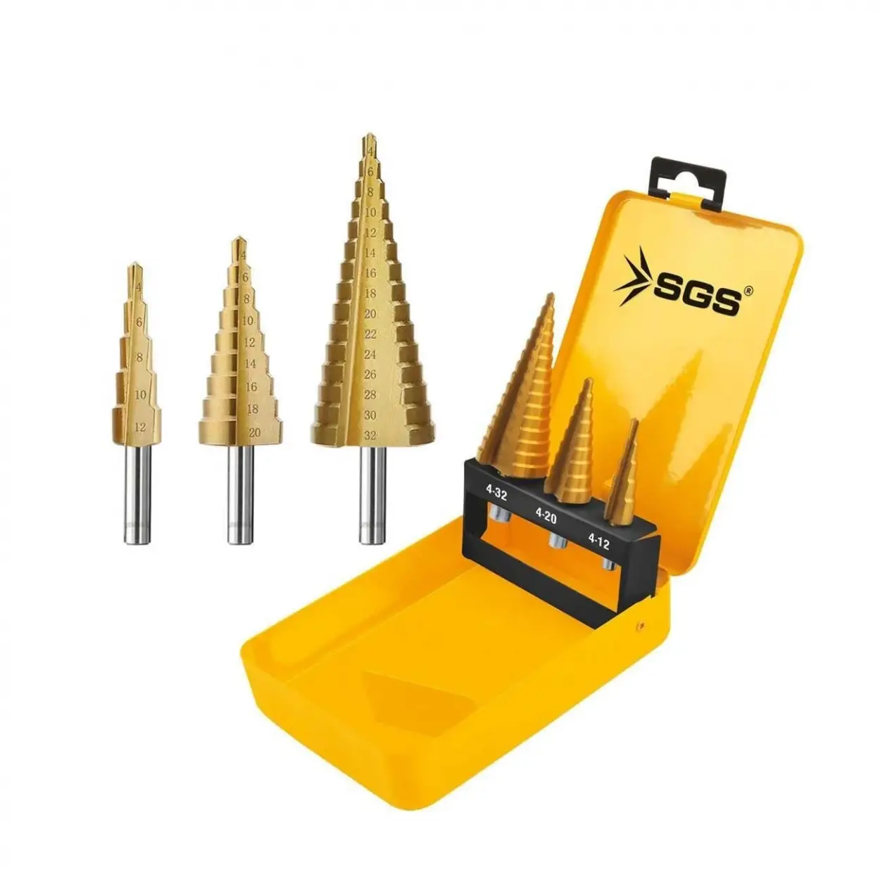 Sgs 2840 Hss Kademeli Matkap Uç Seti