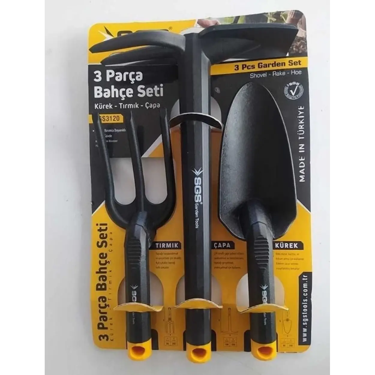 SGS 3120 Plastik Bahçe Seti 3 Parça