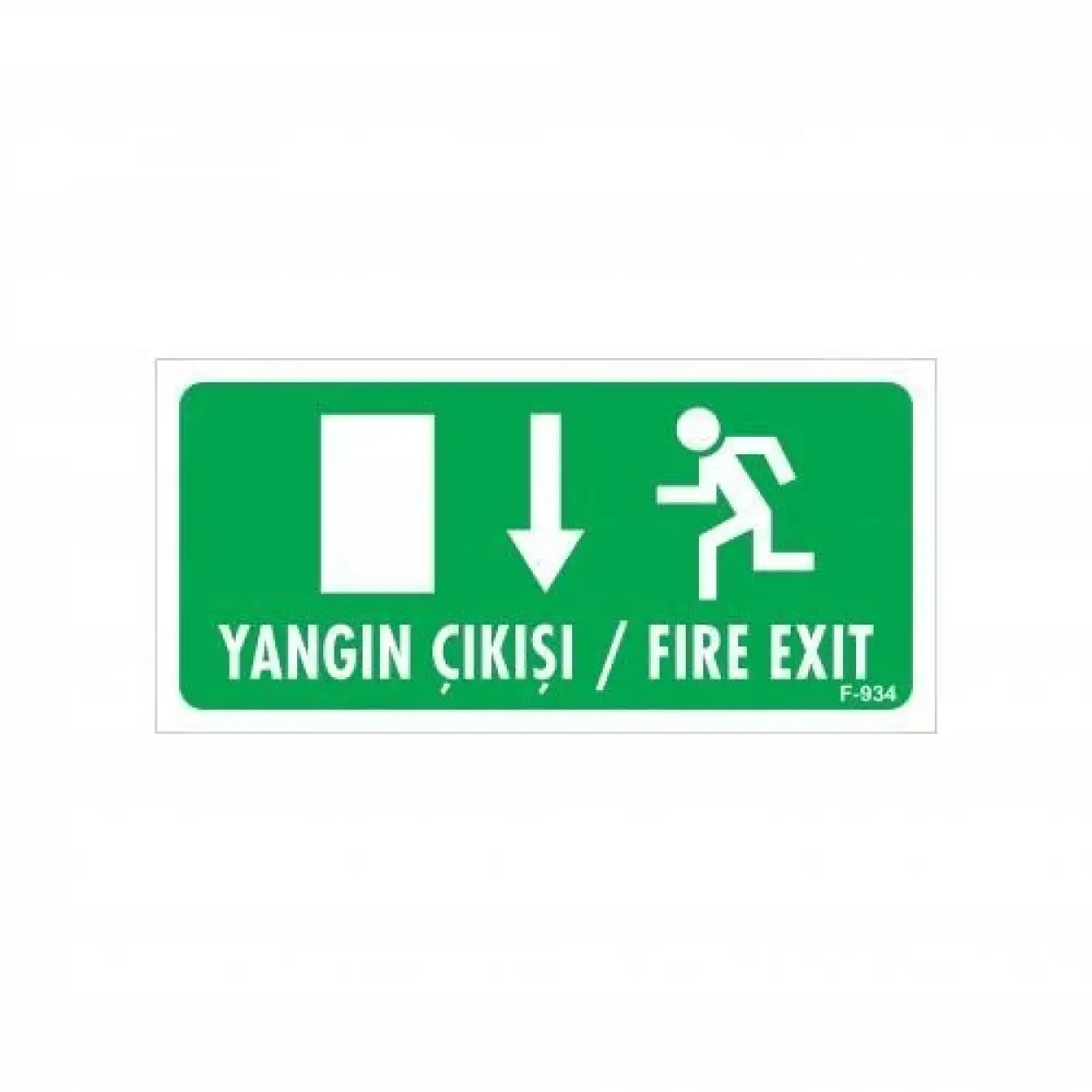 Yangın Toplanma Yeri Uyarı Levhası 17,5x25 KOD:934