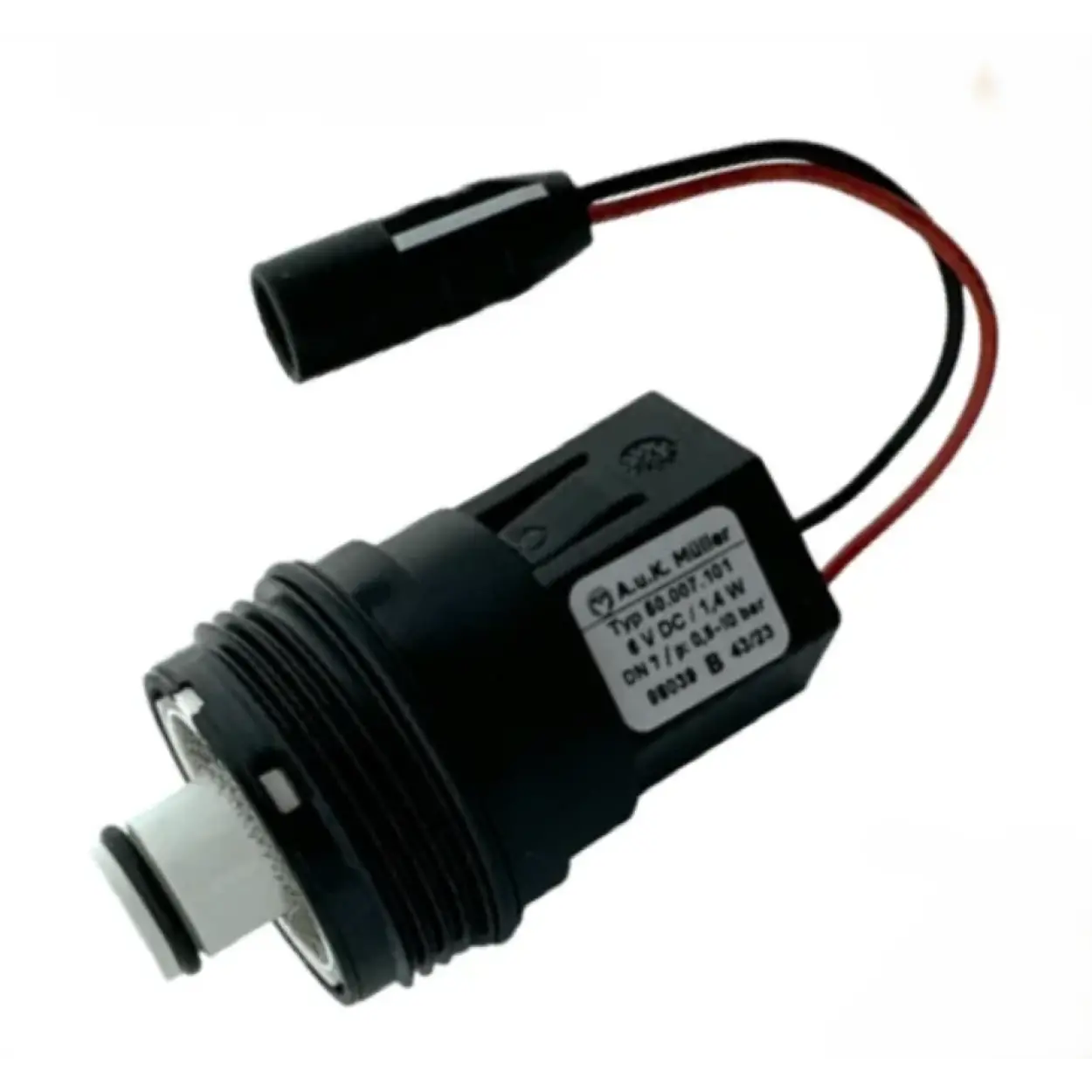 Yeni Selenoid Valf Ve Sıkma Somunu (Siyah) - Vitra