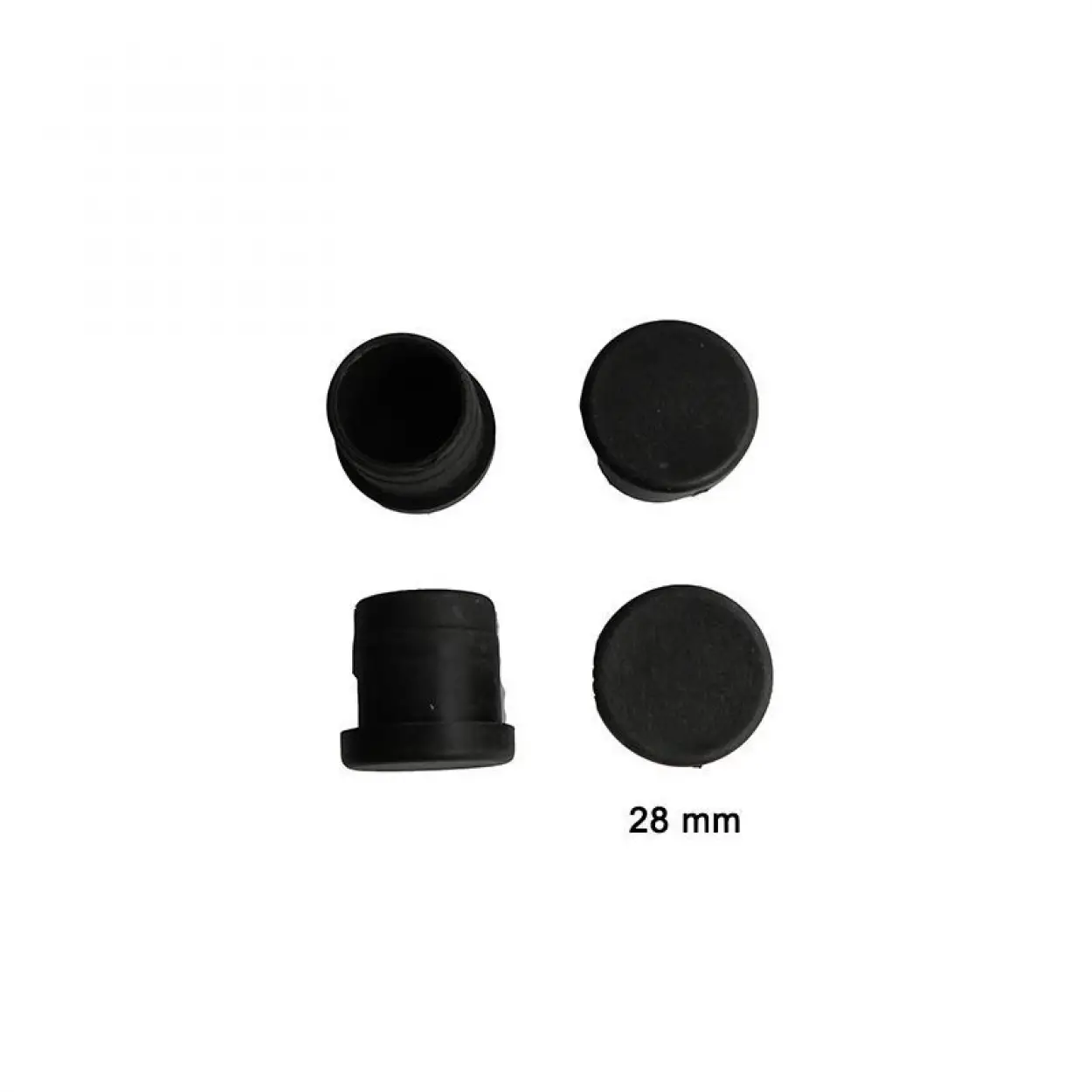 Yuvarlak Boru Profil İç Tapa 28 mm 4 Adet