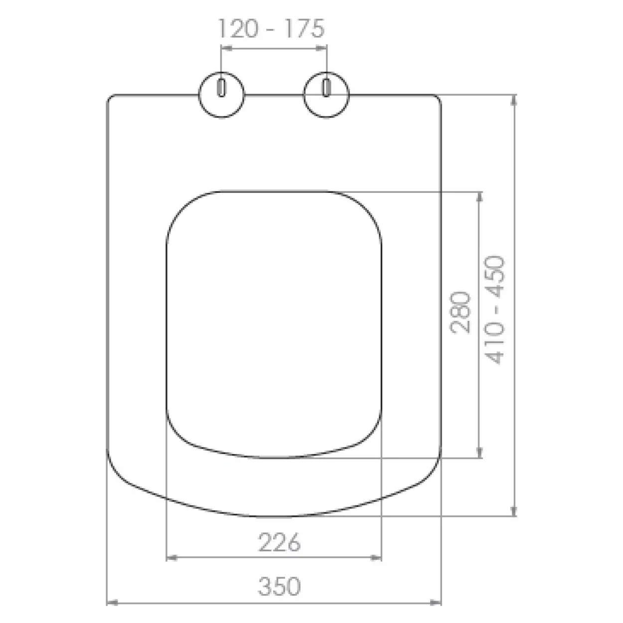 ZÜMRÜT KLOZET KAPAĞI (YAVAŞ KAPANAN - ÜSTTEN SIKMALI)