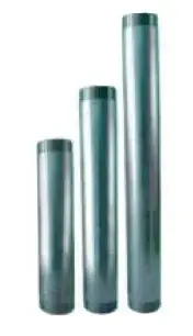 1 100 CM GALVANİZ BORU UZATMA