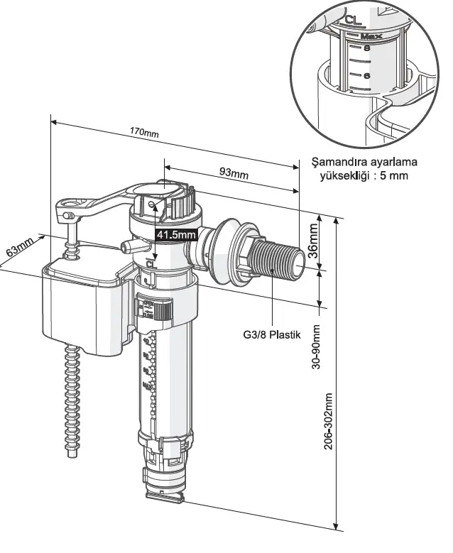 2WAYFİLL SERAMİK REZERVUAR DOLDURMA GRUBU