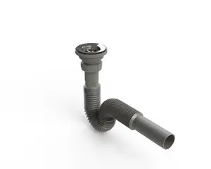 DONAU - LÜX GRİ KÖRÜKLÜ LAVABO / EVYE SİFONU (Ø32)