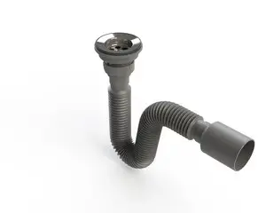 DONAU - LÜX GRİ KÖRÜKLÜ LAVABO / EVYE SİFONU (Ø50)