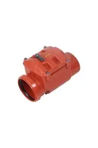 Ø125 PİS SU ÇEKVALFİ KİLİTLİ (PASLANMAZ KLAPELİ)