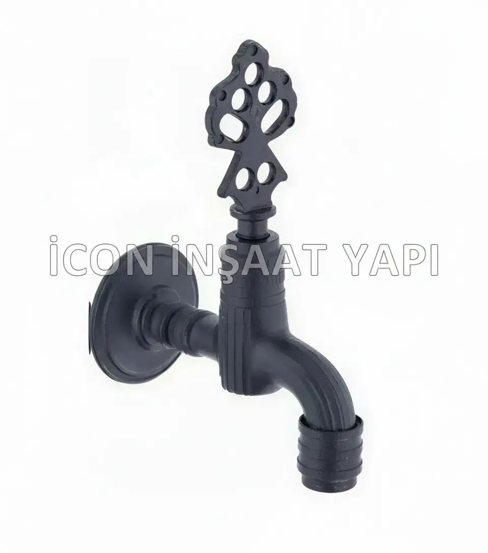 LPD - 1/2 PERLATÖRLÜ OSMANLI MUSLUĞU SİYAH