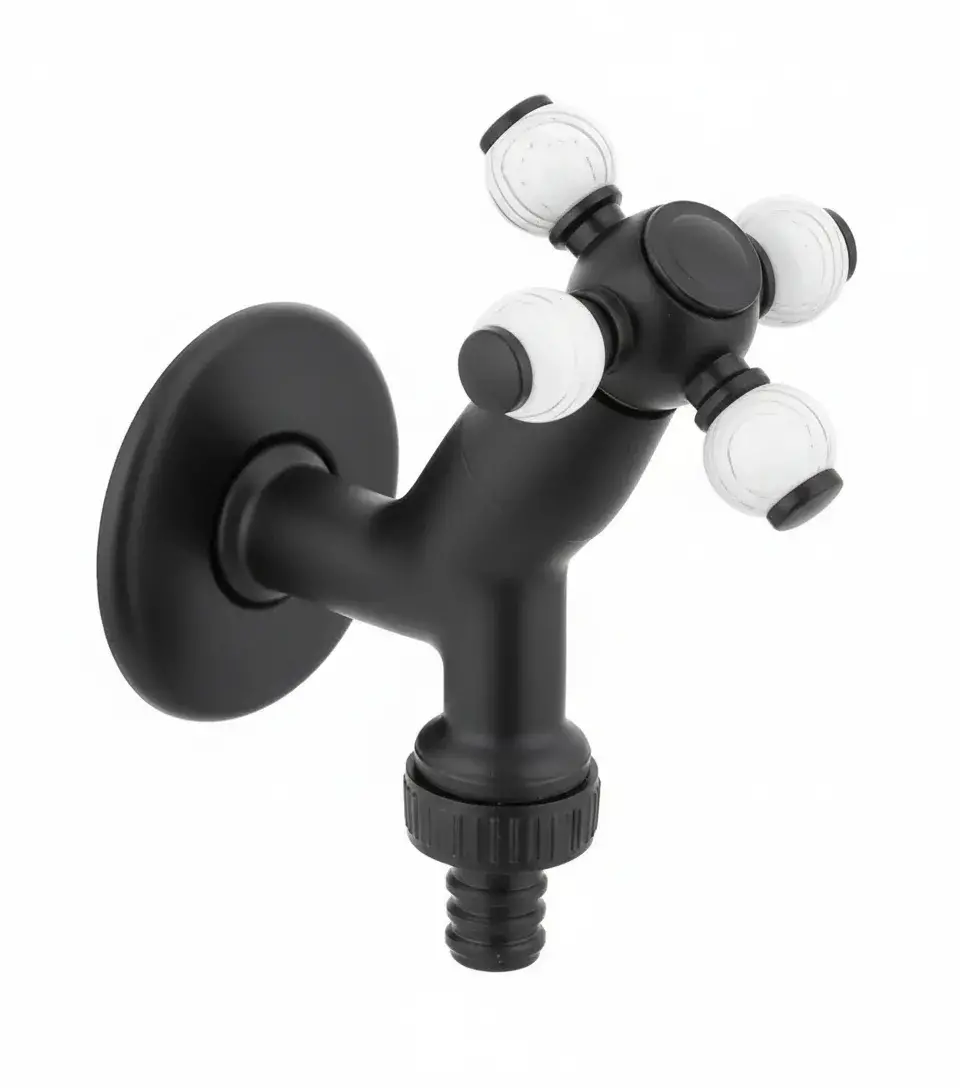 LPD - KOÇ ÇAMAŞIR MUSLUĞU SİYAH