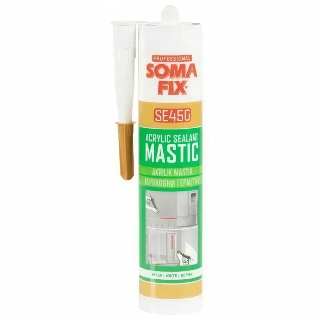 SOMAFİX AKRİLİK MASTİK 450 GR BEYAZ
