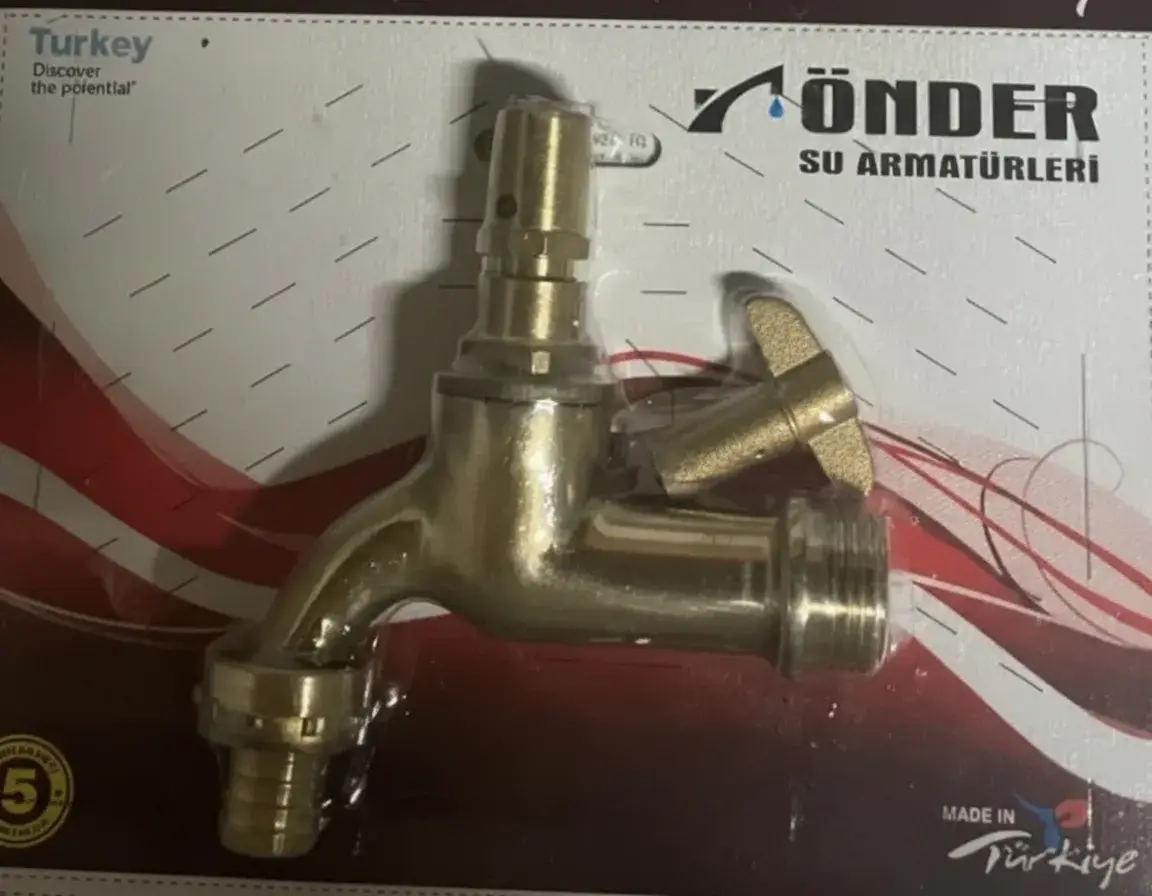 GCL - ANAHTARLI SARI MUSLUK 1/2