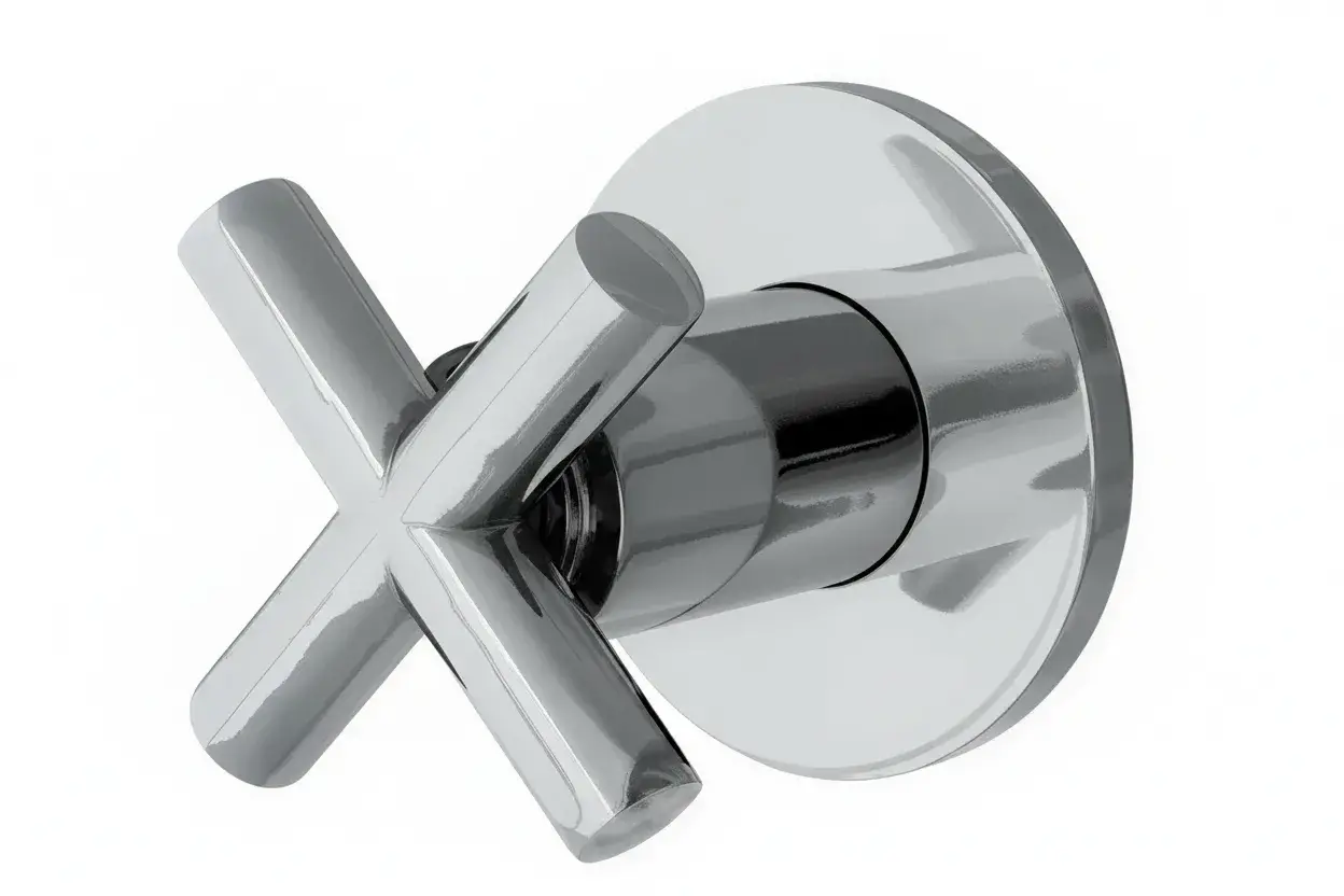 TEMA - CROSS ANKASTRE STOP VALF  ( PRİNÇ SIVA ALTI )