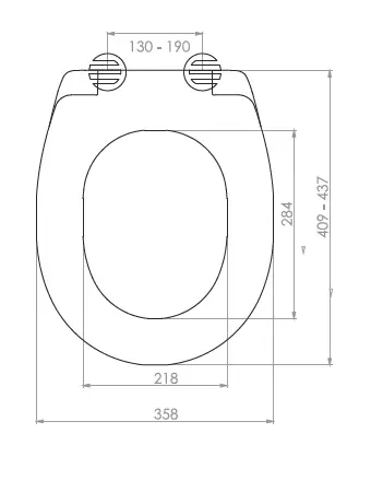 ABS AKDENİZ KLOZET KAPAĞI (ÖZEL MENTEŞE GRUBU - ALTTAN SIKMALI)