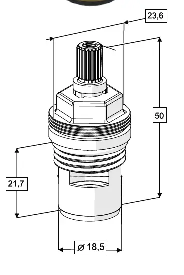AÇ-KAPA SERAMİK SALMASTRA 180 DERECE