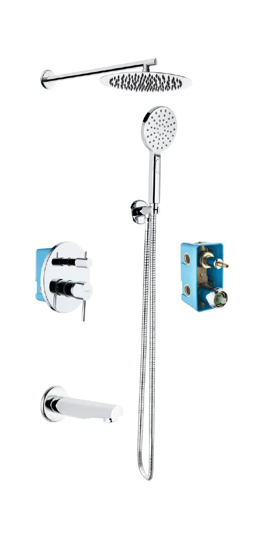 ANKASTRE BANYO TAKIMI YUVARLAK ( 3 YÖNLÜ )