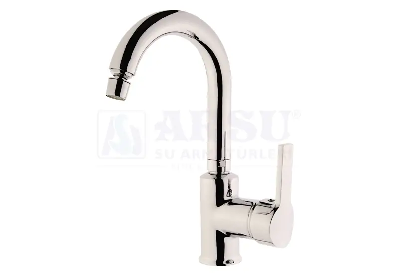 ARSU - GOLD BİDELİ MİX KUĞU LAVABO BATARYASI ( Q40 LIK - DELTA KOL )