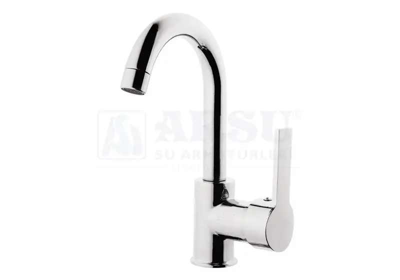 ARSU - GOLD MİX KUĞU LAVABO BATARYASI ( Q40 LIK - DELTA KOL )