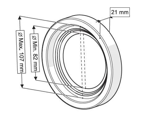 ASMA KLOZET PİS SU BAĞLANTI GİRİŞ CONTASI - Q90