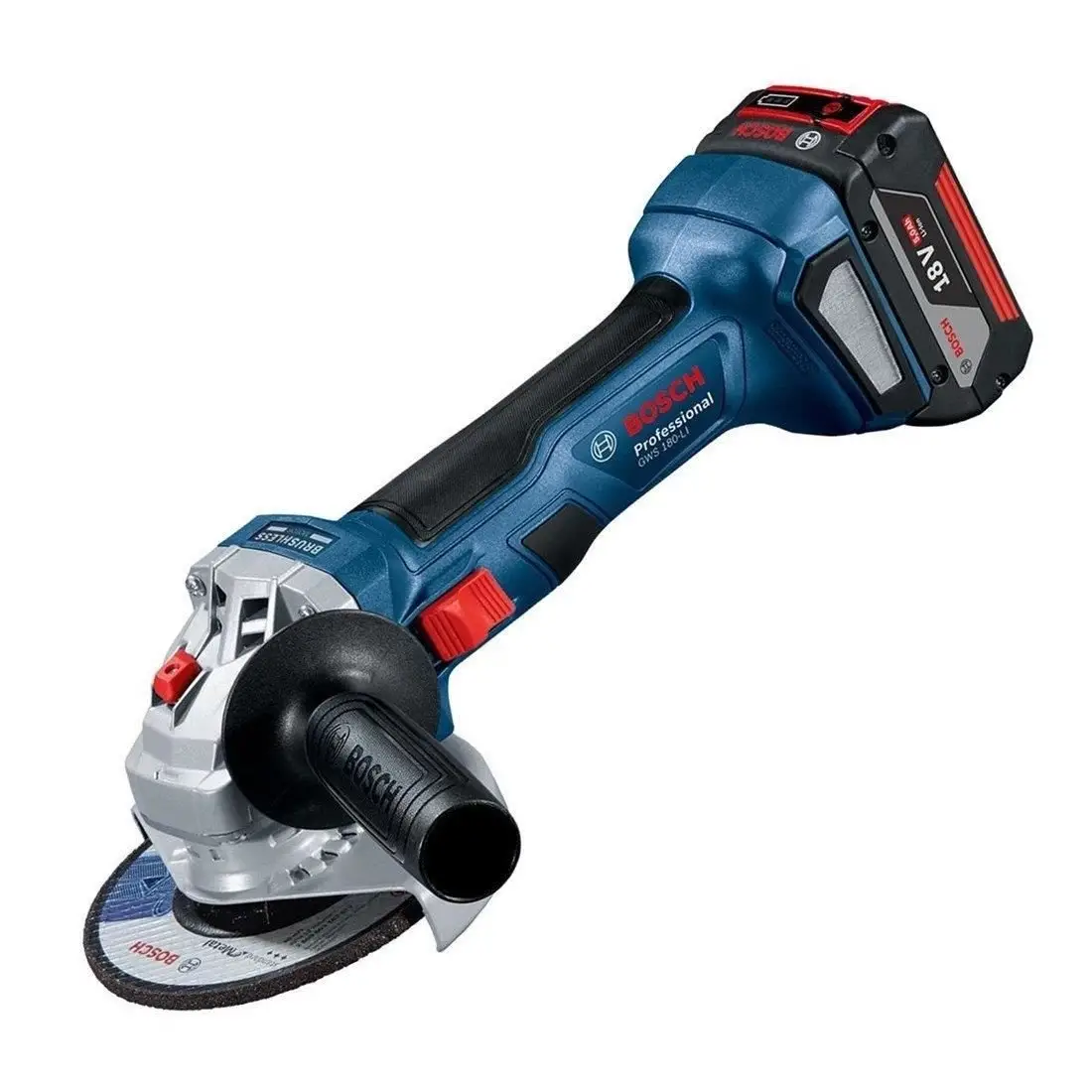 Bosch GWS 180-LI + GSR 18V-50 Akülü Taşlama ve Vidalama Matkap Seti