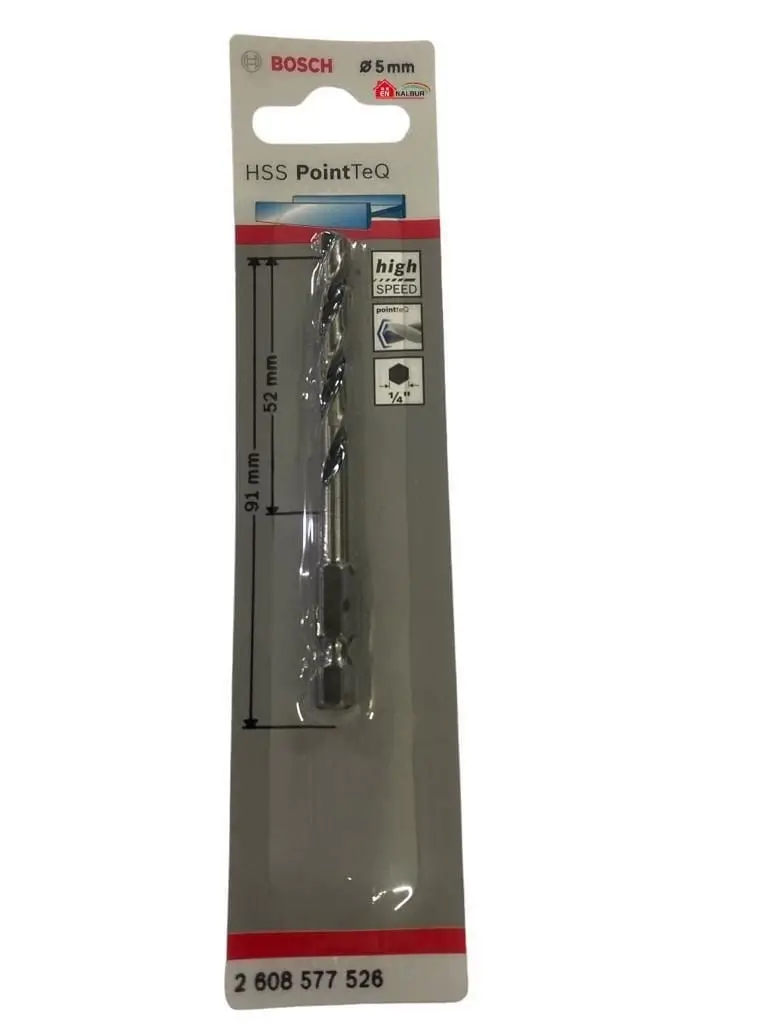 Bosch Pointteq Altıgen Şaftlı Hss Matkap Ucu 5 mm