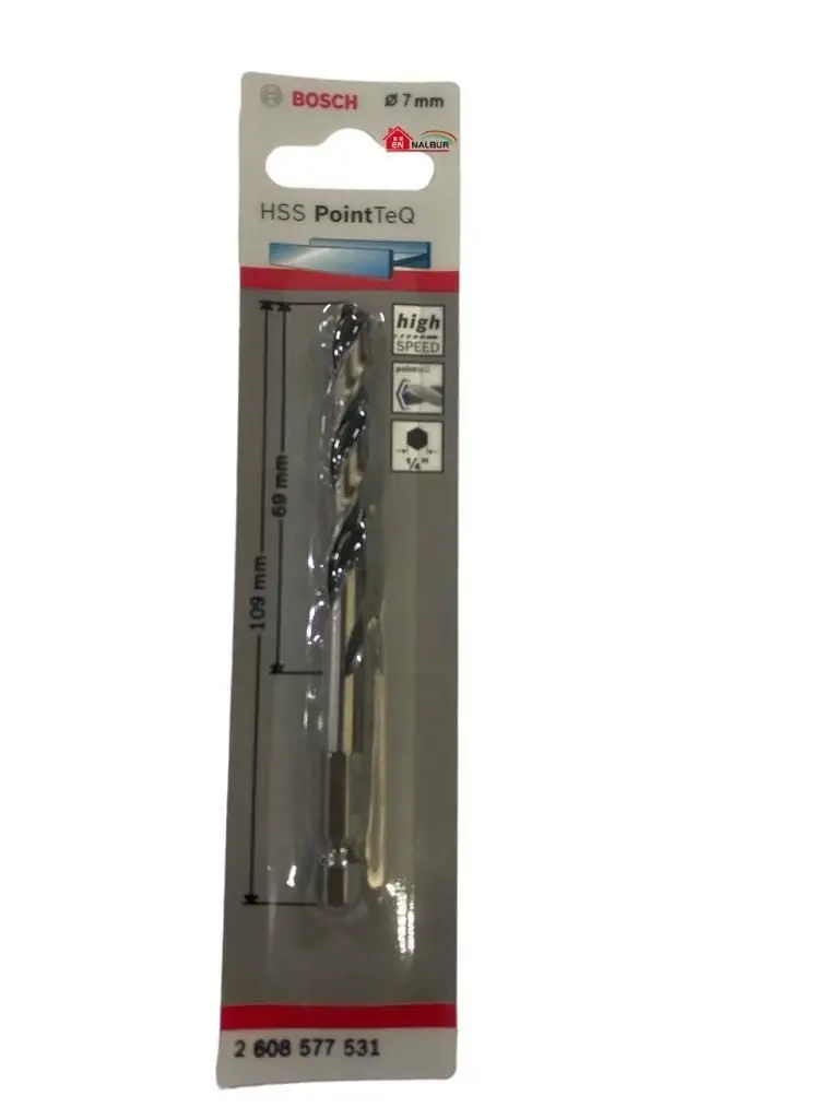 Bosch Pointteq Altıgen Şaftlı Hss Matkap Ucu 7 mm