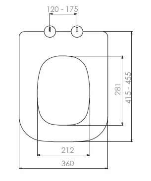CANTO KLOZET KAPAĞI (YAVAŞ KAPANAN - ÜSTTEN SIKMALI)
