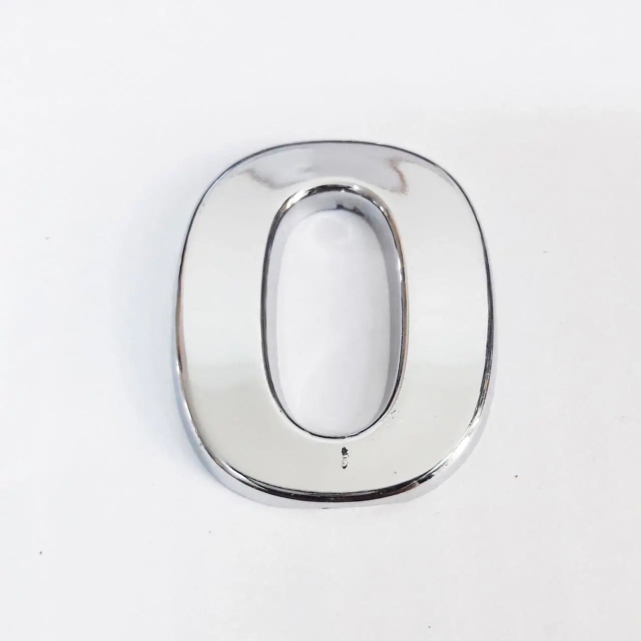 Cemax 0 Rakamı 3,75 cm Krom Yapışkanlı