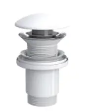 ELIXIR POP UP - SERAMİK BAŞLI MAT BEYAZ (TAŞMA DELİKSİZ - ABS GÖVDE)