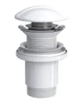 ELIXIR POP UP - SERAMİK BAŞLI PARLAK BEYAZ (TAŞMA DELİKSİZ - ABS GÖVDE)