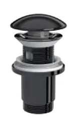 ELIXIR POP UP - SERAMİK BAŞLI PARLAK SİYAH (TAŞMA DELİKLİ - ABS GÖVDE)