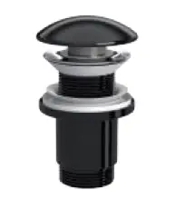 ELIXIR POP UP - SERAMİK BAŞLI PARLAK SİYAH (TAŞMA DELİKSİZ - ABS GÖVDE)