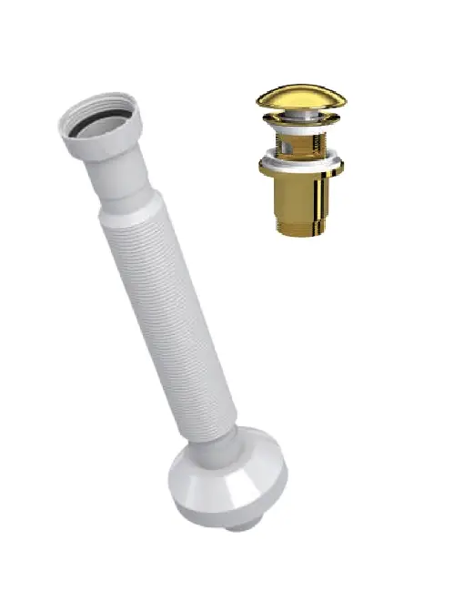 ELİXİR PUP - UP KÖRÜKLÜ SET (PARLAK ALTIN - SERAMİK BAŞLIK - TAŞMA DELİKLİ)