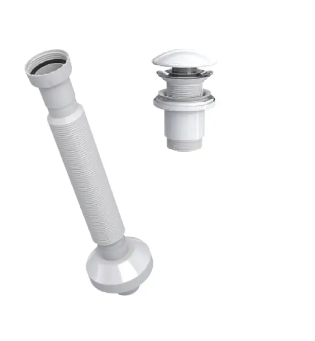 ELİXİR PUP - UP KÖRÜKLÜ SET (PARLAK BEYAZ - SERAMİK BAŞLIK - TAŞMA DELİKSİZ)