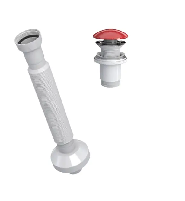 ELİXİR PUP - UP KÖRÜKLÜ SET (PARLAK KIRMIZI - SERAMİK BAŞLIK - TAŞMA DELİKSİZ)