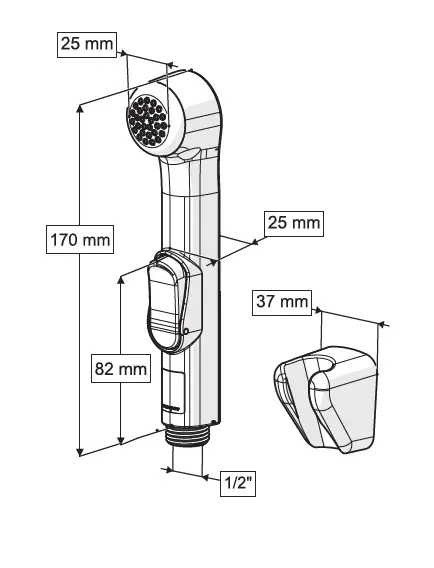 ELİXİR TAHARETMATİK BAŞLIK (KROM)