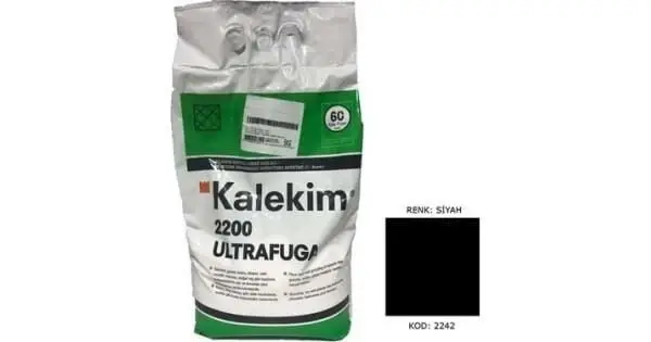 Ennalbur Kalekim Ultra Fuga 2242 Siyah 5 Kg
