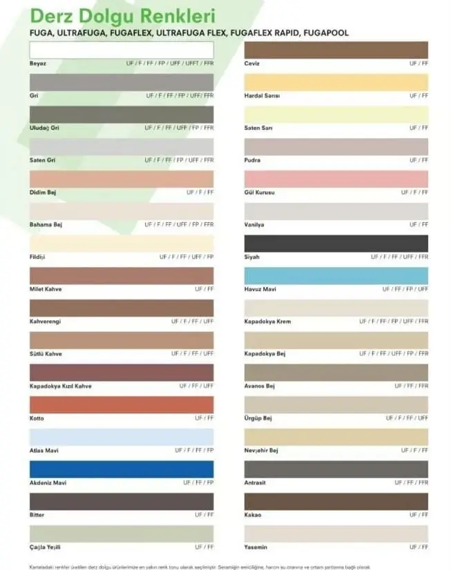 Ennalbur Kalekim Ultra Fuga 2280 Saten Gri 20 Kg