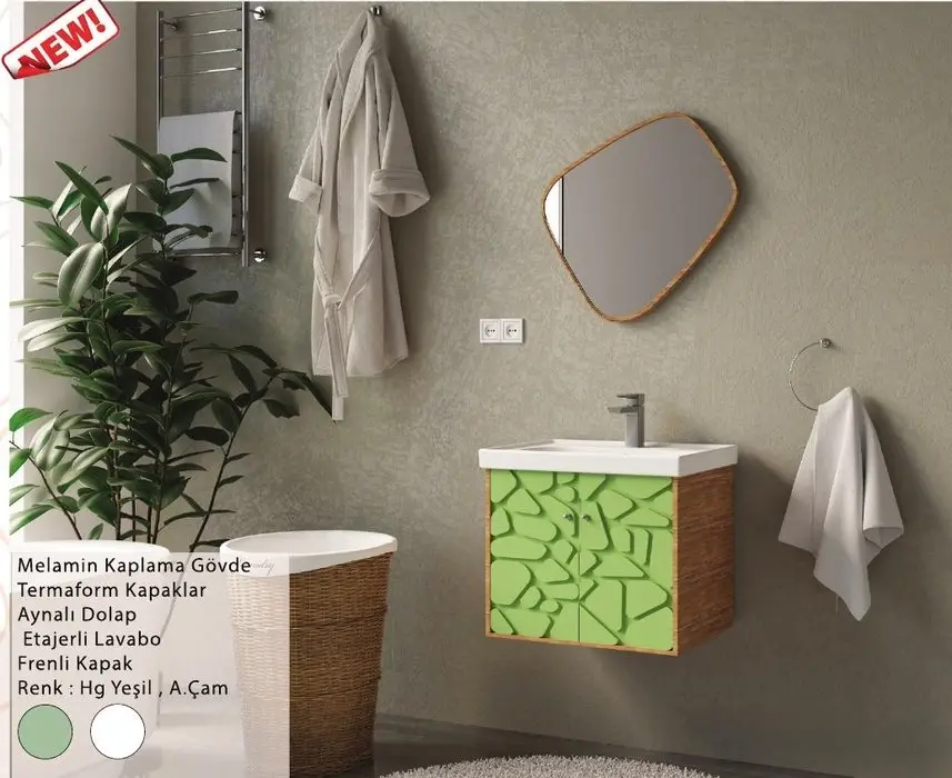 ENSA Hera 02 100 cm Banyo Dolabı Takımı