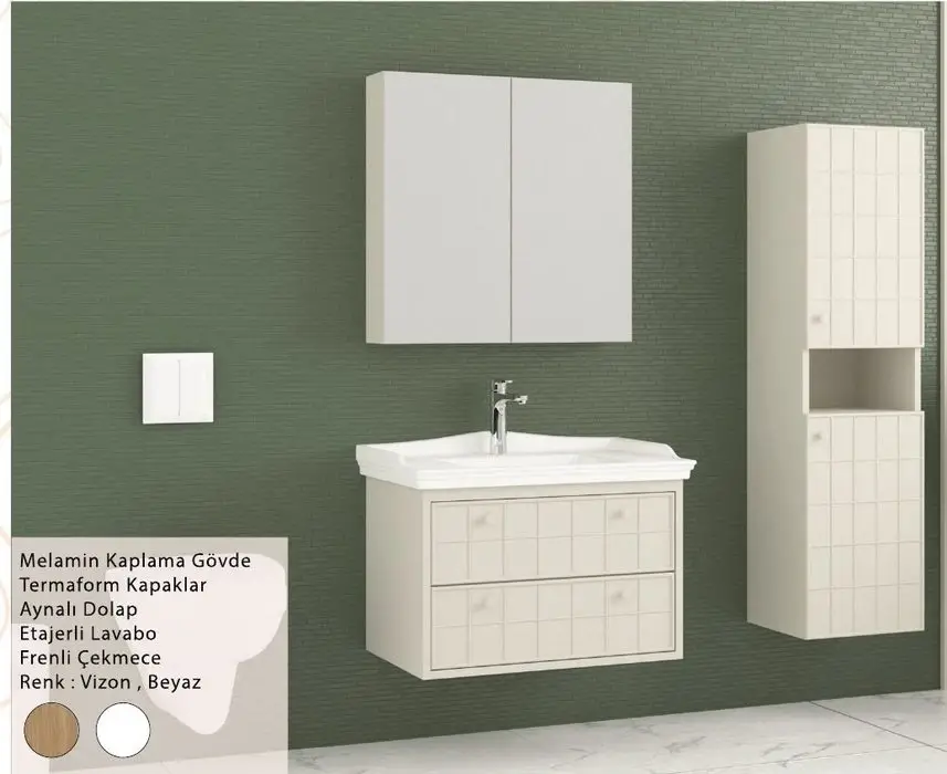 ENSA Alabanda 65 cm Banyo Dolabı Takımı