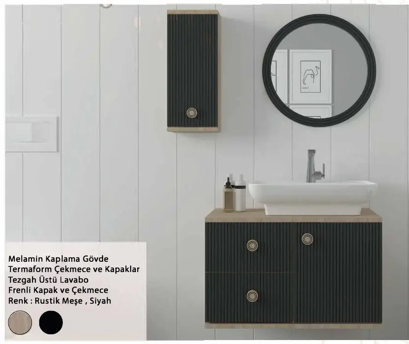 ENSA Dara 120 cm Banyo Dolabı Takımı
