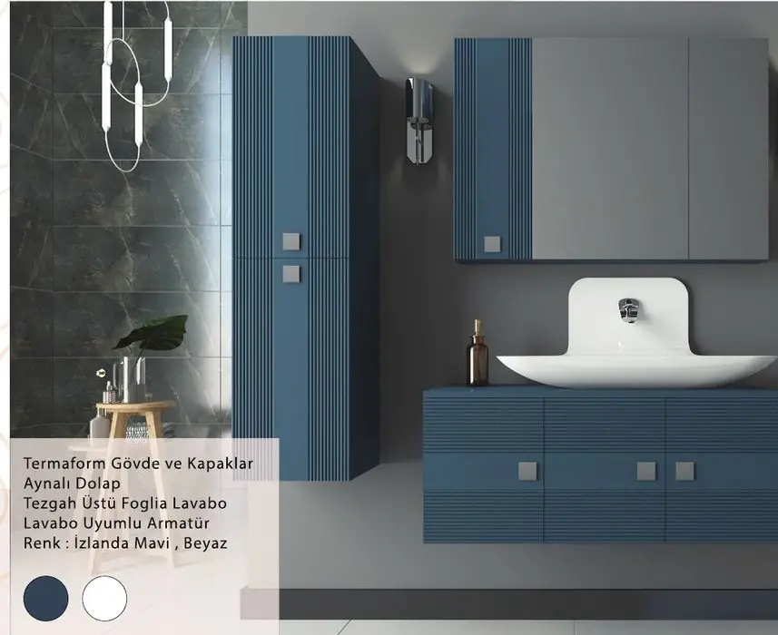 ENSA Mari 120 cm Banyo Dolabı Takımı