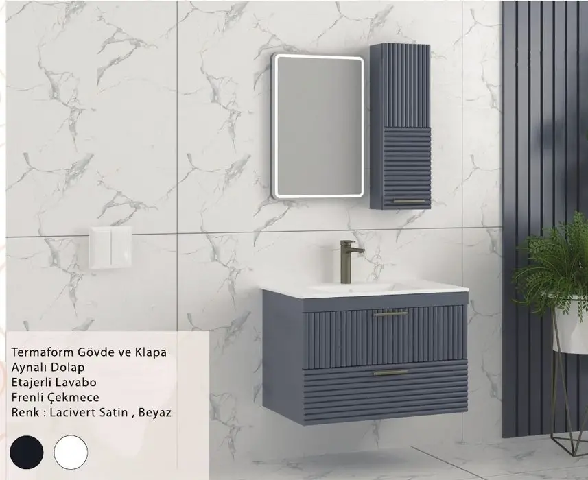 ENSA Gambrion 65 cm Banyo Dolabı Takımı