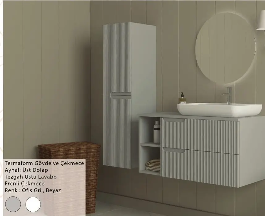 ENSA Beta 100 cm Banyo Dolabı Takımı