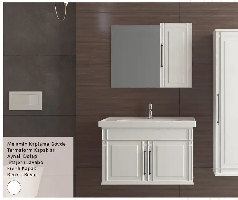 ENSA Gordion 100 cm Banyo Dolabı Takımı