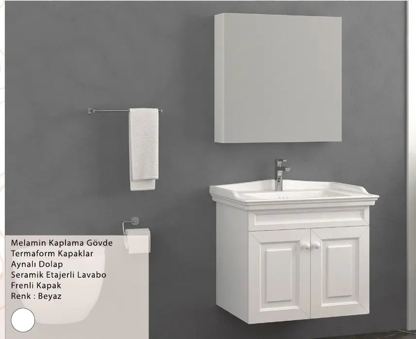 ENSA Pandora 65 cm Banyo Dolabı Takımı