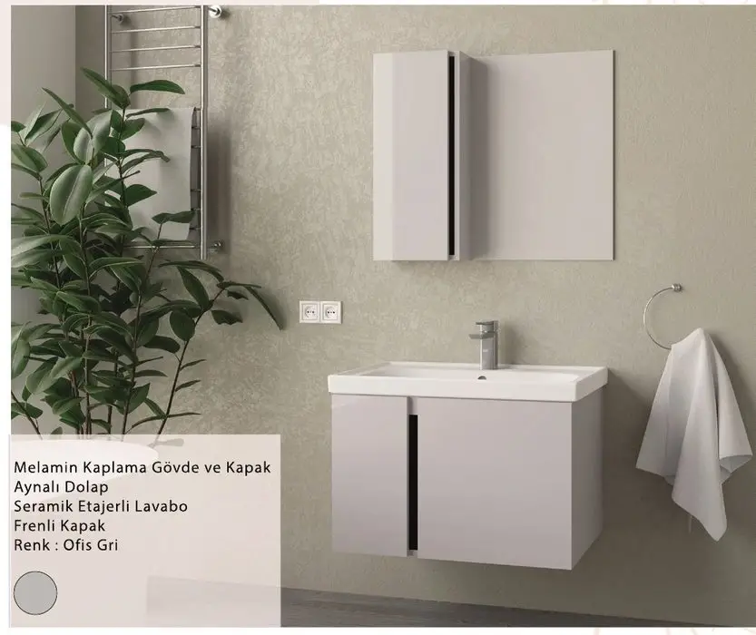 ENSA Simena 100 cm Banyo Dolabı Takımı