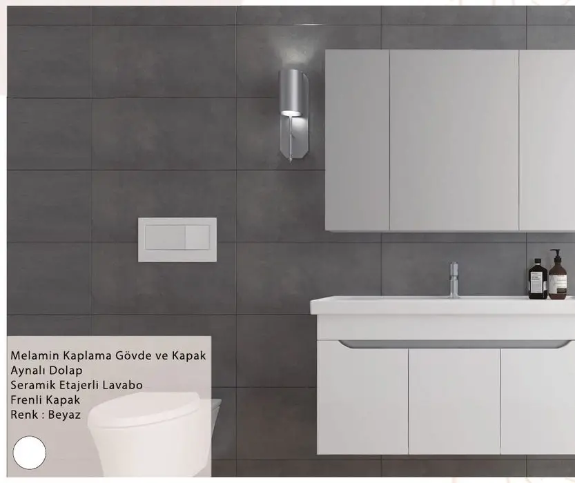 ENSA Olympos 60 cm Banyo Dolabı Takımı