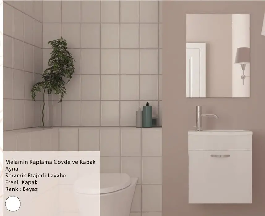 ENSA Mini 45 cm Banyo Dolabı Takımı