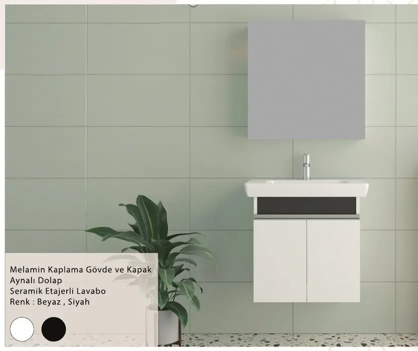 ENSA Asos 85 cm Banyo Dolabı Takımı
